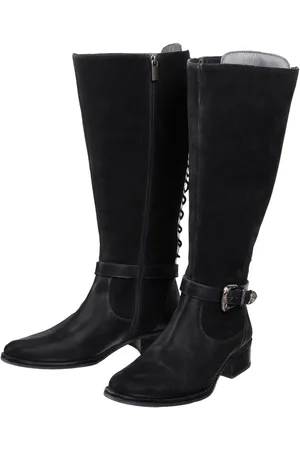 Joe Browns Lederstiefel mit Schnürung hinten und Zierschnalle, , Gr.40