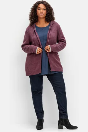 Sheego Skinny Thermojeans mit Schlupfbund, innen angeraut, , Gr.40