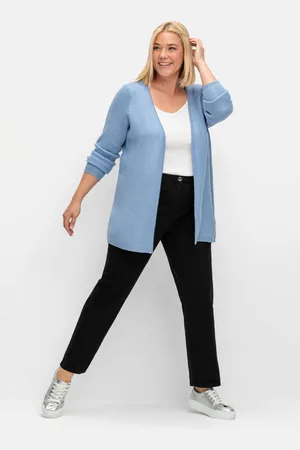 Sheego Gerade Stretch-Jeans mit Komfortbund, , Gr.40