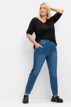 Sheego Jeggings mit breitem Gummibund, , Gr.40