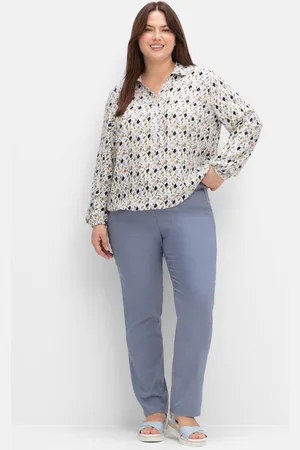 Sheego Bengalin-Hose mit seitlichem Dehnbund, , Gr.40