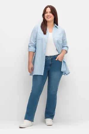 Sheego Bootcut-Jeans in Curvy-Schnitt SUSANNE, , Gr.40
