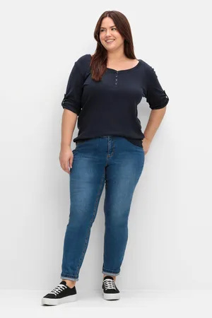 Sheego Schmale Jeans in Curvy-Schnitt VERENA, , Gr.40