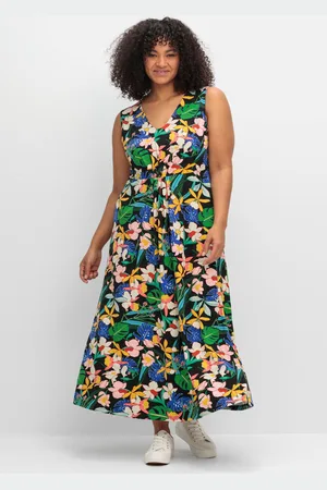 Joe Browns Ärmelloses Jerseykleid mit Blumendruck, , Gr.54