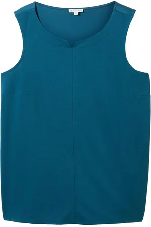 TOM TAILOR Top aus Viskose, mit senkrechter Teilungsnaht, , Gr.44