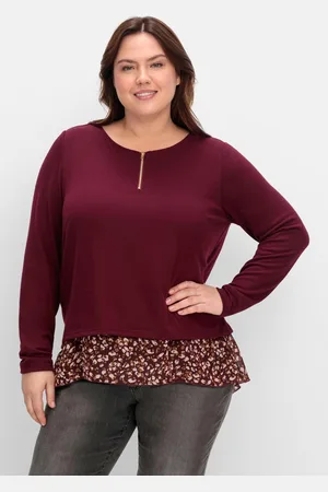 Joe Browns Longshirt aus Feinstrick, mit Chiffonfutter, , Gr.40/42