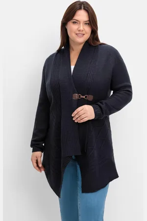Joe Browns Longstrickjacke mit Schalkragen und Zipfelsaum, , Gr.40/42