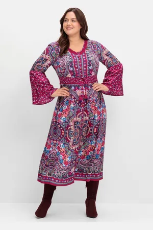 Joe Browns Maxikleid im Boho-Stil, mit Trompetenärmeln, , Gr.40