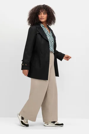 Sheego Weite Hose im Chino-Stil, aus leichtem Twill, , Gr.40