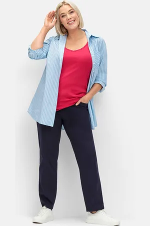 Sheego Gerade Hose im Curvy-Schnitt MANUELA, , Gr.40