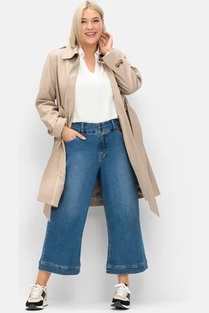 Sheego Weite 7/8-Jeans im Curvy-Schnitt MANUELA, , Gr.40