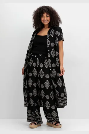 Joe Browns Schlupfhose mit Allover- und Bordürendruck, , Gr.40