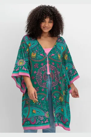 Joe Browns Lange Blusenjacke mit Ornament- und Bordürenprint, , Gr.40/42