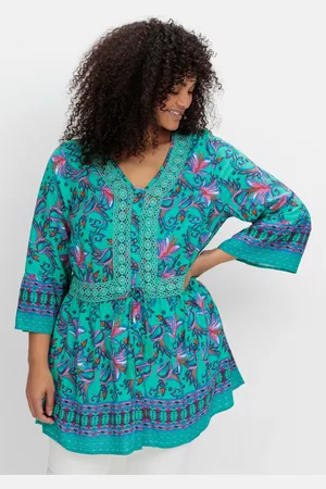 Joe Browns Longbluse im Boho-Stil, mit Trompetenärmeln, , Gr.40