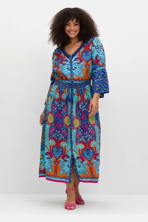 Joe Browns Maxikleid im Boho-Stil, mit Taillen-Smokbund, , Gr.40