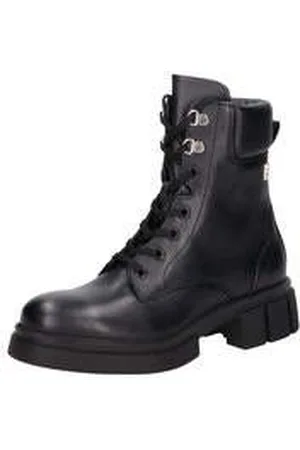 Tommy Hilfiger Lace Up Biker Leather Damen
