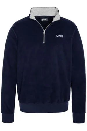Schott NYC Herren Sweatshirt – Klassisches Sweatshirt Mit Stickerei, Aus Baumwolle, Vielseitig Tragbar