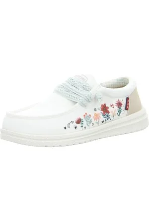 FUSION Damenschuhe Schnuerschuhe Emma print flowers