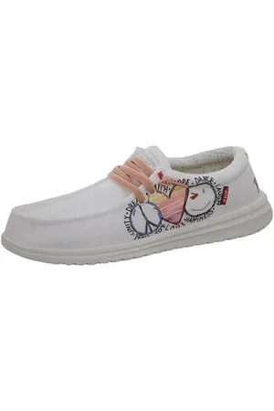 FUSION Damenschuhe Schnuerschuhe EMMA PRINT GRAFITI WHITE