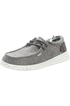 FUSION Halbschuhe Schnuerschuhe JACK rought linen graphite