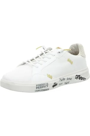 FUSION Halbschuhe Schnuerschuhe ALEX washed canvas white