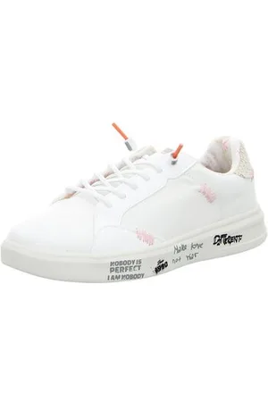 FUSION Halbschuhe Schnuerschuhe ALEXA washed canvas white