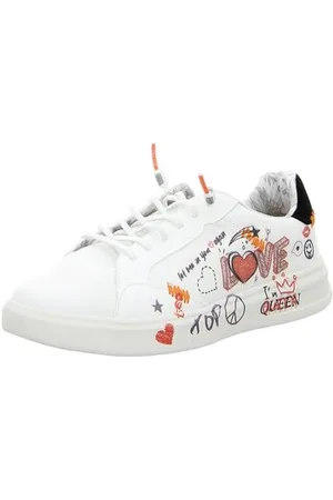FUSION Halbschuhe Schnuerschuhe ALEXA love white