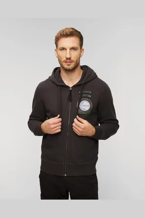 Aeronautica Militare Herren-kapuzensweatshirt Mit Reißverschluss