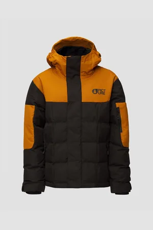 Picture Organic Clothing Olyver 20/20 Skijacke Für Kinder In Schwarz Und Braun