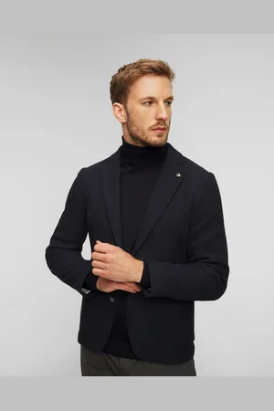 HUGO BOSS Hugo C-hanry J-knit Marineblauer Blazer Für Herren