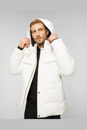 Moose Knuckles Skillman Jacket Weiße Daunenjacke Für Herren