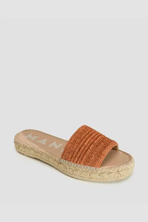MANEBI Yucatan Pantoletten Für Damen In Orange