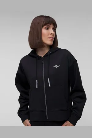 Aeronautica Militare Damen-sweatshirt Mit Reißverschluss In