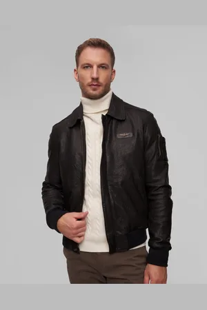 Aeronautica Militare Lederjacke Für Herren In