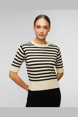 Allude Wollpullover Mit Kaschmir Für Damen In Beige Und Schwarz