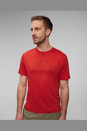 Dolomite Cristallo Merino Ss Herren-t-shirt In