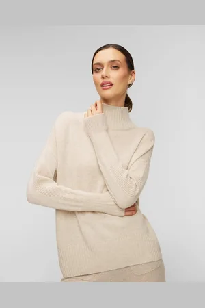 Allude Mockneck Damen-rollkragenpullover Aus Kaschmir
