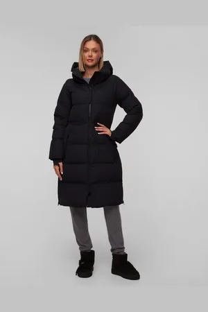 Woolrich Matt Stretch Long Puffer Parka Daunenmantel Für Damen In