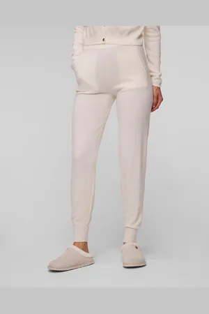 Allude Weiße Kaschmirhose Für Damen In