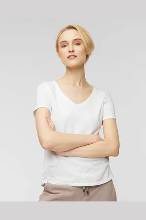 Juvia Slub V-neck T-shirt
