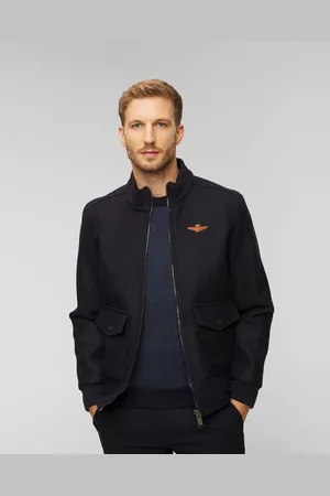 Aeronautica Militare Wolljacke Für Herren In Marineblau