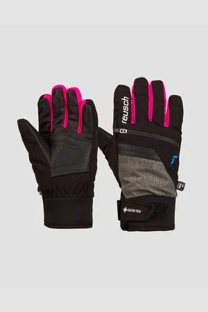 Reusch Travis Gore-tex Kinderhandschuhe In Schwarz Und Pink