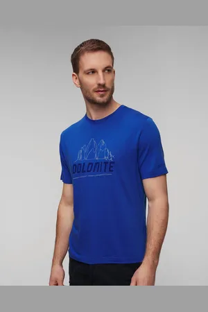 Dolomite Cristallo Merino Ss Herren-t-shirt In