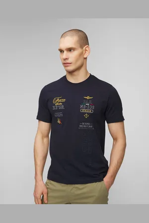 Aeronautica Militare Herren-t-shirt In Marineblau