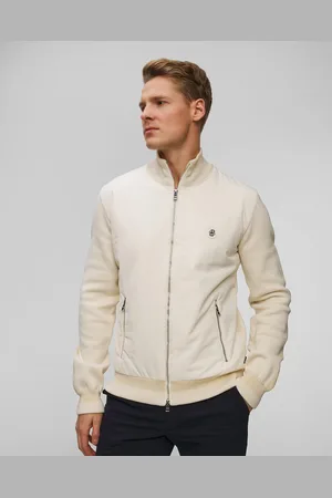 HUGO BOSS Hugo C-darmando Herren-sweatshirt Mit Reißverschluss In Beige
