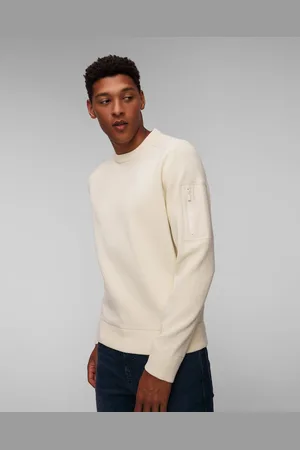 HUGO BOSS Hugo P-diego Wollpullover Für Herren In Creme