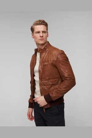 Aeronautica Militare Lederjacke Für Herren In