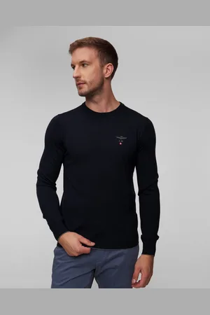 Aeronautica Militare Wollpullover Für Herren In Marineblau