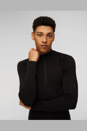 Icebreaker 300 Merinofine Schwarzes Thermo-longsleeve Für Herren
