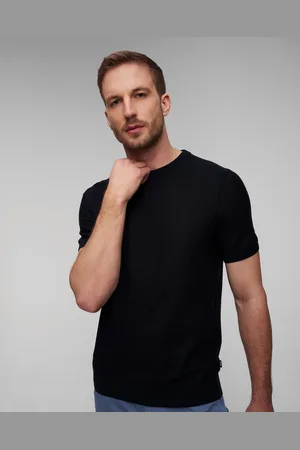 HUGO BOSS Hugo Tantino Kurzarm-pullover Für Herren In Marineblau